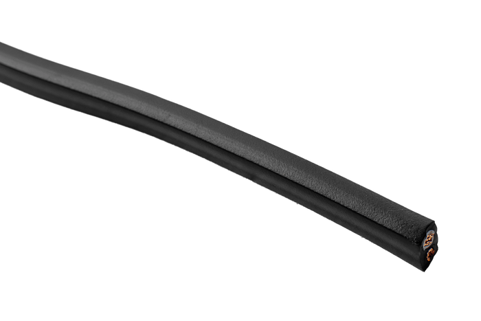 Двожильний плоский електричний кабель TEXSIM YLY-Sp 2x1.5 - 1 м