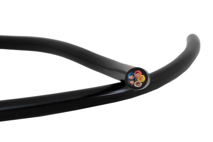 П'ятижильний електричний кабель HYBSZ YLY-S 5X1.50 - 1 м
