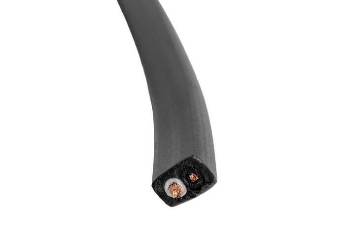 Двожильний плоский електричний кабель TEXSIM YLY-Sp 2x0,75 - 1 м