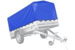 Рама чохол h-800 UNITRAILER брезент на причіп 230х125см GARDEN 230 KIPP