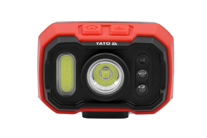 Світлодіодний налобний ліхтар YATO YT-085942 з датчиком руху 1000 лм